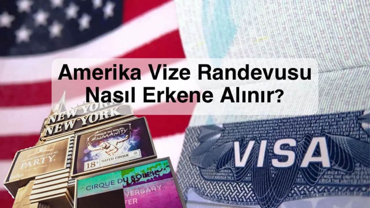 ABD Konsolosluğu önünde randevu işlemlerini hızlandırmak isteyen bir kişinin Amerika vize randevusunu erkene alma süreci