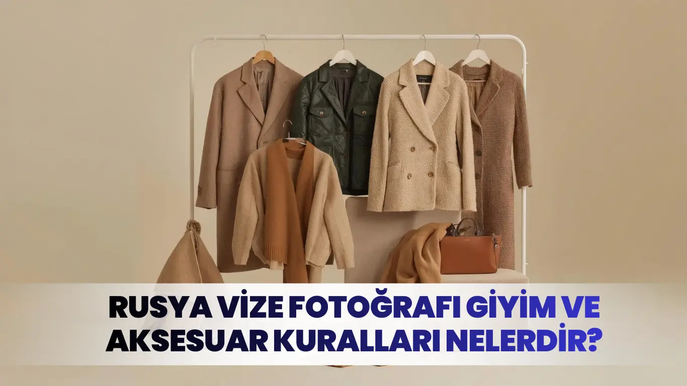 Rusya vize fotoğrafı için uygun renk ve tarzdaki kıyafet ve aksesuar örnekleri