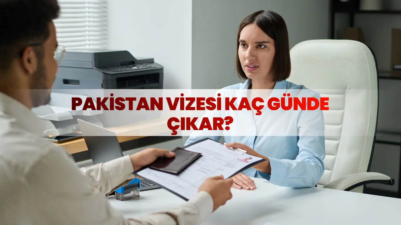 Vize başvuru belgelerini teslim eden kişi ve başvuru süreciyle ilgilenen danışman